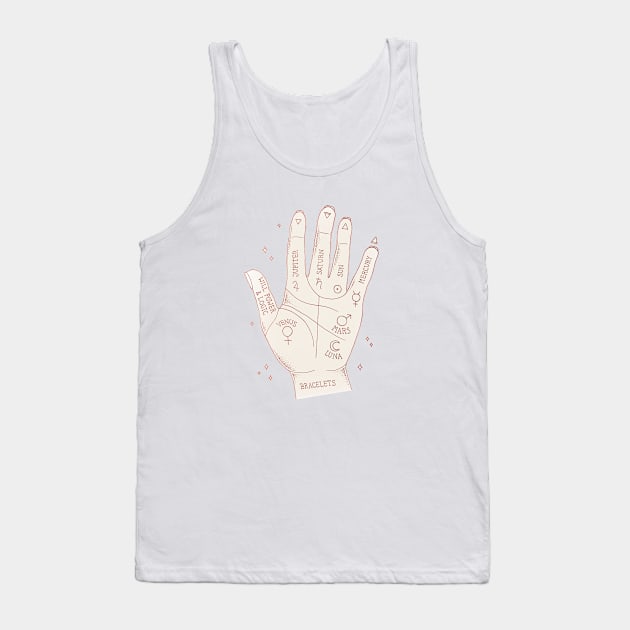 Palmistry Tank Top by Barlena